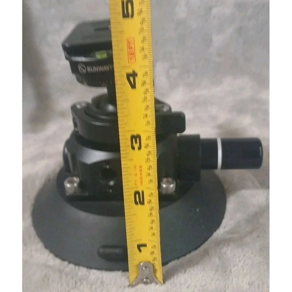 SUNWAYFOTO BS-01 Suction‎ Mount Ballhead Camera Phone Holder Inc. Plate PT-37